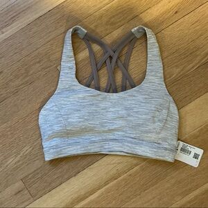 Lululemon Athletica Light Gray Sports Bra